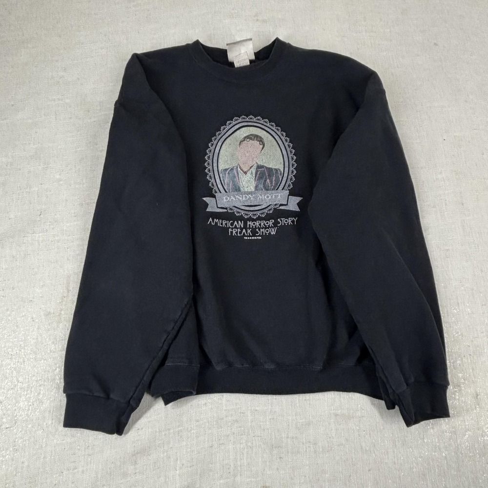 American Horror Story Dandy Mott Sweatshirt Mens Large Black Freak Show Hanes‎